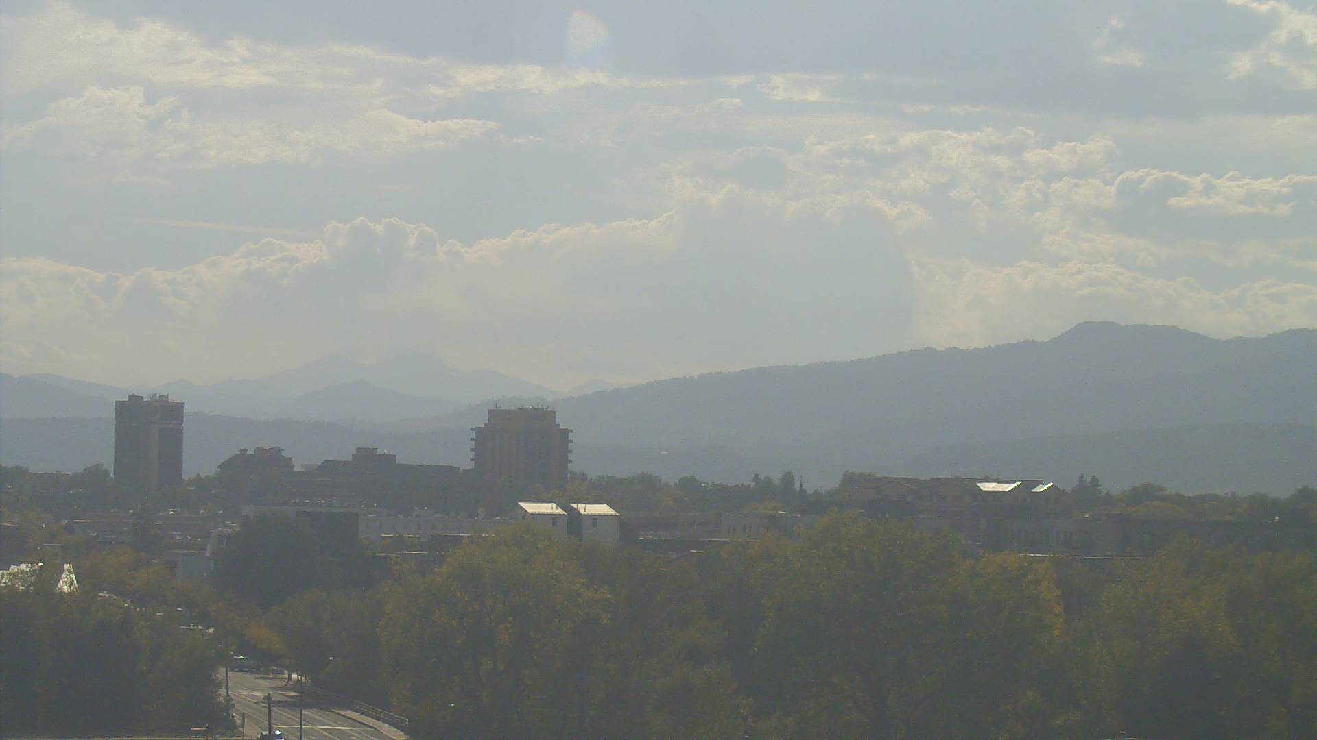 Live still image looking southwest from the New Belgium brewery